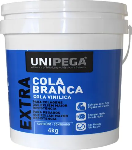 Cola Branca Extra Frasco 4kg